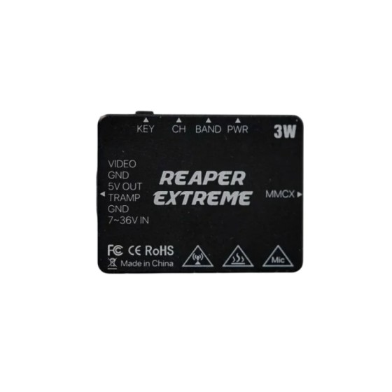 Original Foxeer 5.8G Reaper Extreme 3W 72CH VTx Video Racing Drone Accessories Drone Vtx
